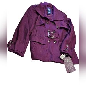 NWT Green Envy Pea Coat